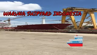 Begini lah !!!  lokasi Kerja Di Galangan Kapal PT.WSI ( WARUNA SHIPYARD INDONESIA ) #shorts