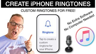 Create CUSTOM RINGTONES for Your iPhone for FREE!