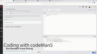Codewars 8 kyu Get Number from String JavaScript