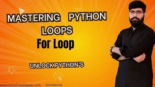Master Python For Loop in Hindi/Urdu | Learn with Real Example | Python Tutorial 15