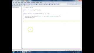Java Simple Program using TextPad