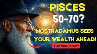 PISCES ♓ - NOSTRADAMUS Predicts WEALTH for Ages 50-70!