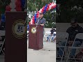 fellow vet ken hayashi speaking at the east la veteran s center grand opening.