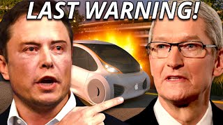 Elon Musk's Last Terrifying Warning For Apple To CANCEL NEW iCar Production