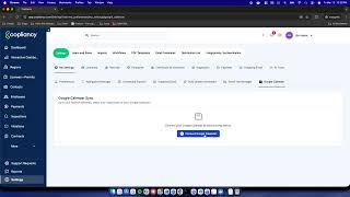 Copliancy Google Calendar Sync Demo