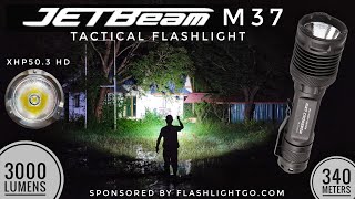 JETBEAM M37 Tactical Flashlight 3000 lm \u0026 Comparison with Fenix TK16 V2 \u0026 NEXTORCH TA30C MAX