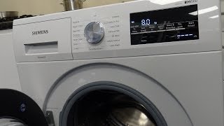 Siemens WM14T481GB 1400 Spin Washing Machine Demo