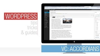 Wordpress Tutorial: Visual Composer - Accordian