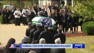 Funeral held for fallen NYPD officer