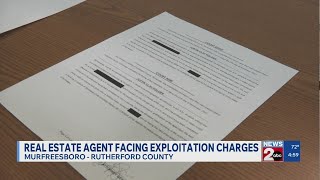 Murfreesboro, TN real estate agent faces exploitation charges