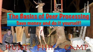 Processing a Deer in Under One Hour!! Save money and do it yourself!