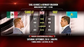 FULL | Canelo Alvarez vs Gennady Golovkin 2 telepress conference
