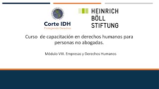 Módulo 8. Empresas y Derechos Humanos