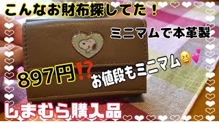 【しまむら購入品】こんな財布探してた😆‼️‼️ミニマムで高品質でお値段もミニマム😍👍しまむら最高～‼️