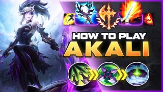 HOW TO PLAY AKALI SEASON 14 | BEST Build & Runes | Season 14 Akali Guide | League of Legends