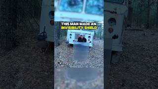 Man Creates an Invisibility Shield Using Lenticular Lenses!