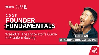 Founder Fundamentals: An Innovator's Guide to Problem-Solving