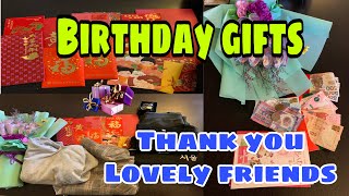 Unboxing  Birthday Gifts ||  ngintip Hadiah Ulang tahun