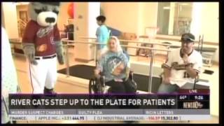 KXTV10 News: Rivercats Visit Sutter Rehabilitation Institute