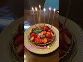 自分の誕生日ケーキをお友達に作ってもらった♡素人じゃないレベル ありがとう〜