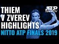 HIGHLIGHTS: Dominic Thiem v Alex Zverev | Nitto ATP Finals 2019