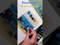 painting a seascape with 6 colors testing new pastels