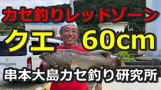 クエ、コロダイでブン曲げる串本大島カセ釣りレッドゾーンプロジェクト