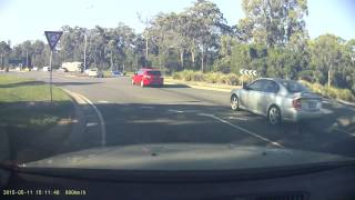 Dash cam captures incredible near miss accident