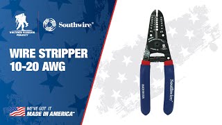 Wire Stripper 10-20 AWG S1020SOL-WW Southwire® Wounded Warrior Project®