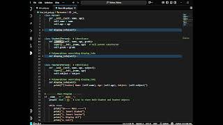 OOPs Part 4(Inheritance & Polymorphism)