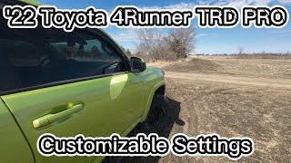 2022 Toyota 4Runner TRD PRO | Customizable Settings w/ the Carista App