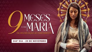 244º DIA - NOVE MESES COM MARIA 2023 - NOVENA DA ANUNCIAÇÃO AO NASCIMENTO DE JESUS