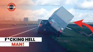 Auto trailer veroorzaakt een gevaarlijke situatie!  - COMPILATIE #4 | DASHCAM NL