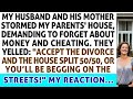 My Husband And His Mother Stormed My Parents' House, Demanding To Forget About Money And Cheatin