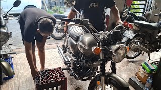 Menimba Ilmu Servis W175? SixtySix Garage tempatnya.. (Cobain Barapi & Barburger)