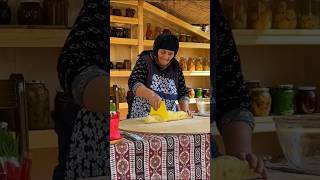 Cooking Delicious National Azerbaijani Dessert in Tandoor