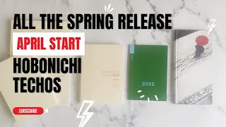 EVERYTHING YOU NEED TO KNOW ABOUT THE HOBONICHI SPRING RELEASE (APRIL START TECHOS)