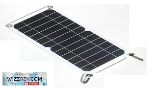 6W High Efficiency Solar Charging Panel Portable Outdoor USB Monocrystalline Silicon Solar Review