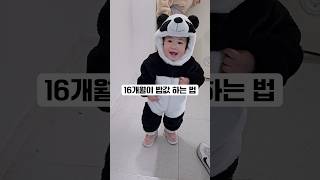 다녀오겠습니다(16개월이 밥값 하는 법) #생후485일 #아기 #baby #아기영상 #육아브이로그