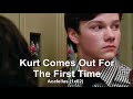 GLEE- Kurt Comes Out To Mercedes | Acafellas [Subtitled] HD