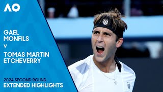 Gael Monfils v Tomas Martin Etcheverry Extended Highlights | Australian Open 2024 Second Round