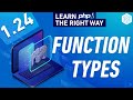 Variable, Anonymous, Callable, Closure & Arrow Functions In PHP - Full PHP 8 Tutorial