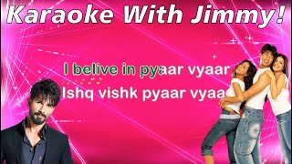 Mujhpe Har Haseena (Ishq Vishk Title Song) | Karaoke With Lyrics | Shahid Kapoor, Anu Malik