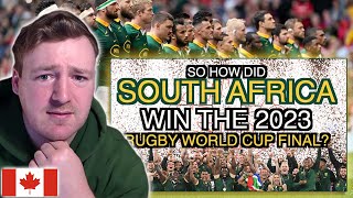 ICE HOCKEY FAN REACTS: How did South Africa win the 2023 Rugby World Cup Final? by Squidge Rugby