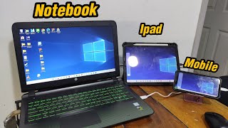 SPACEDESK  ใช้ Ipad Tablet เป็นจอแยกกับ Notebook คอมพิวเตอร์ ไร้สาย แอฟฟรีไม่เสียตัง