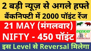 Nifty Prediction & Banknifty Analysis For Next Week | Tuesday 21 May Nifty Prediction For Tomorrow