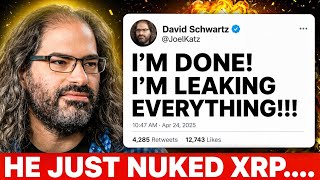 RIPPLE CTO DAVID SCHWARTZ JUST DROPPED A NUKE ON XRP HOLDERS