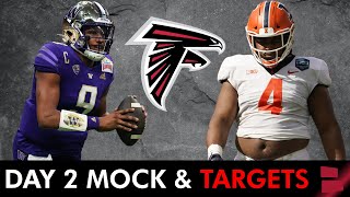 Atlanta Falcons Round 2 And 3 NFL Mock Draft + Top Day 2 Draft Targets For 2024 NFL Draft