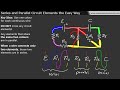Series and Parallel Circuit Elements the Easy Way