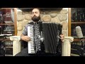 6299 - Black Decorated Morbidoni Tonaveri Converter Piano Accordion LMMH 41 131 $5999